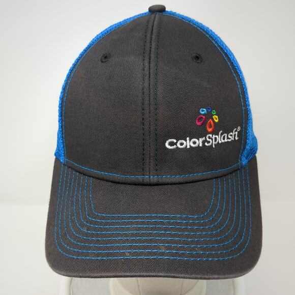 Color Splash Snapback Trucker Hat Multi One Size Mesh Back Paramount Apparel - Picture 2 of 10